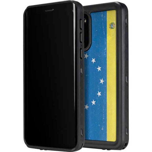 Venezuela Flag Distressed Galaxy S20 Waterproof Case